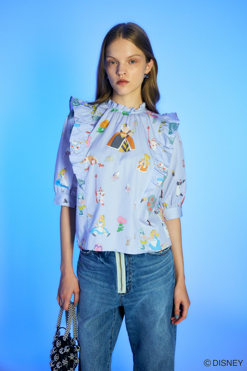 Disney SERIES CREATED by MUS | MD OT フリルブラウス / ALICE