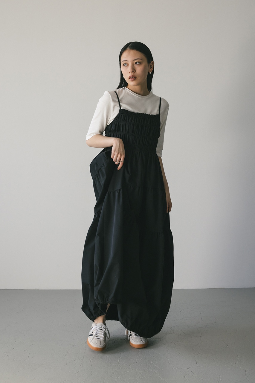 STYLEMIXER | シャーリングバルーンキャミワンピース (ワンピース