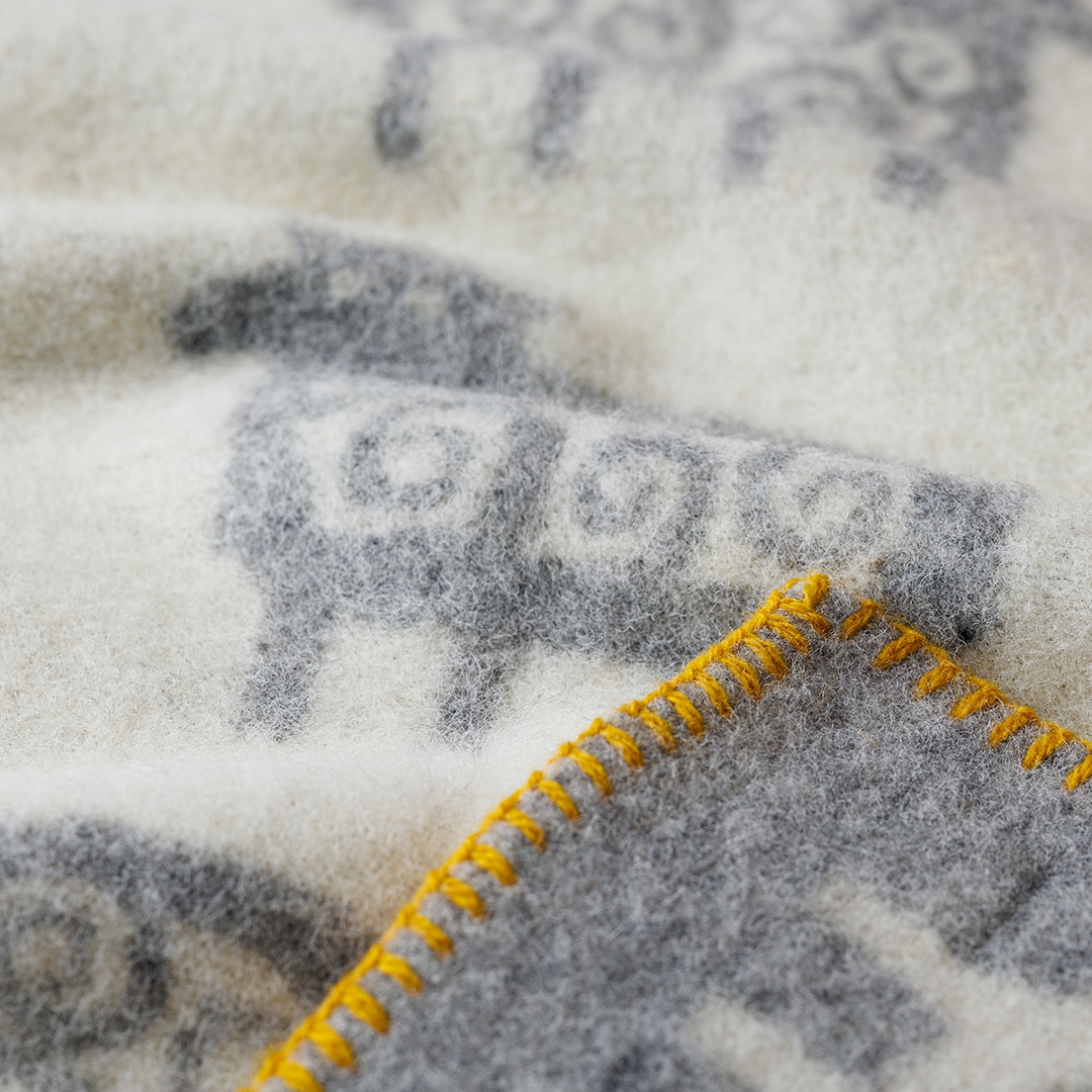 KLIPPAN/クリッパン ウール ハーフブランケット ベングトのヒツジ