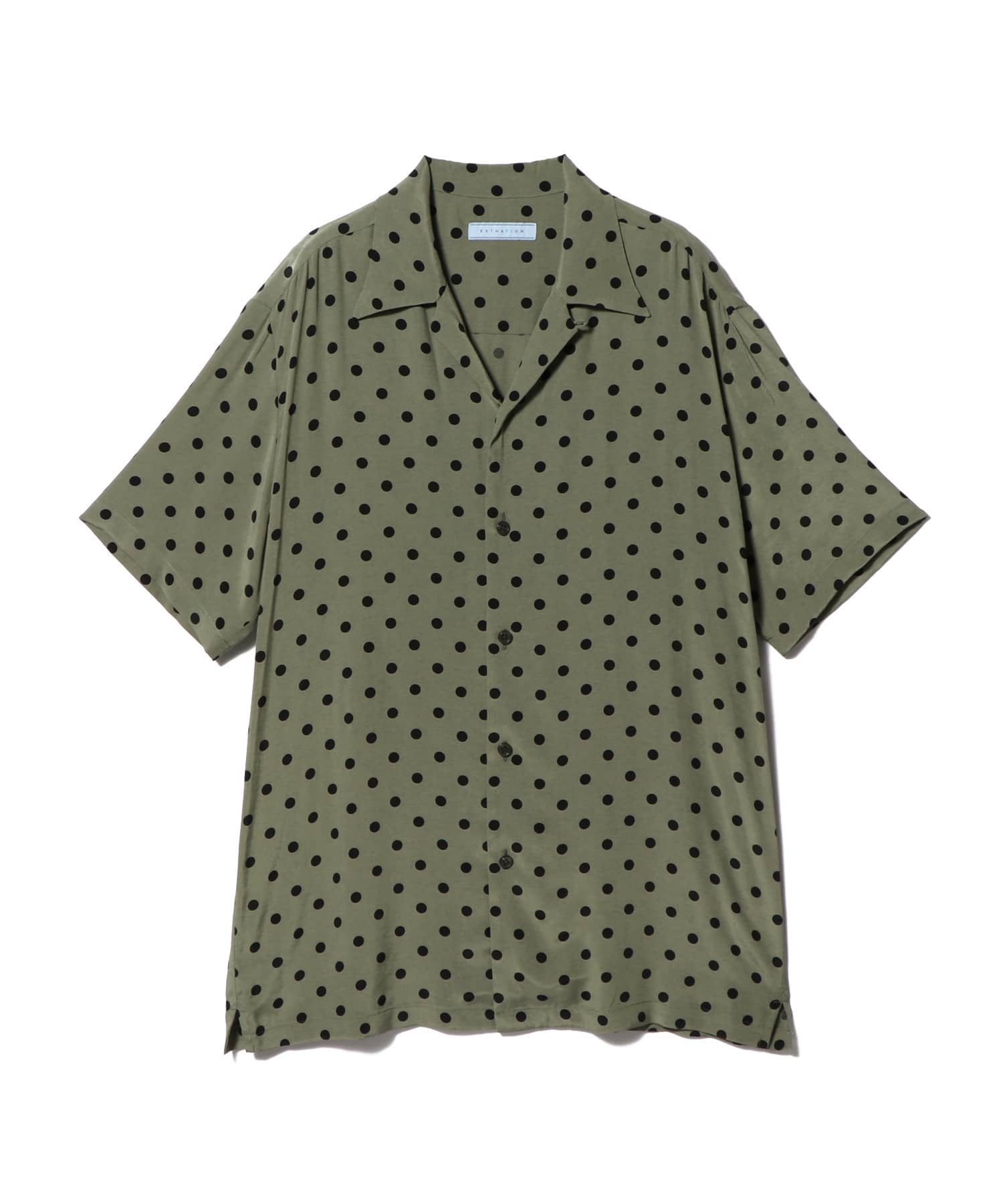 ESTNATION / ドット柄オープンカラーシャツ｜ESTNATION ONLINE STORE