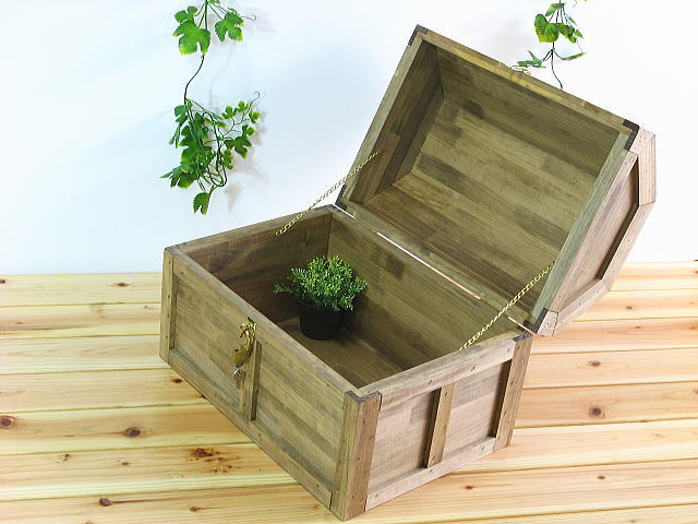 タイムカプセル・大きな海賊宝箱の販売 - 木製雑貨の専門店F-RAISE