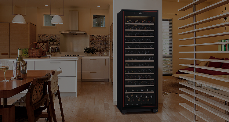 CASUAL+ カジュアルプラス FJC-366GD(BK) | ワインセラーのフォル