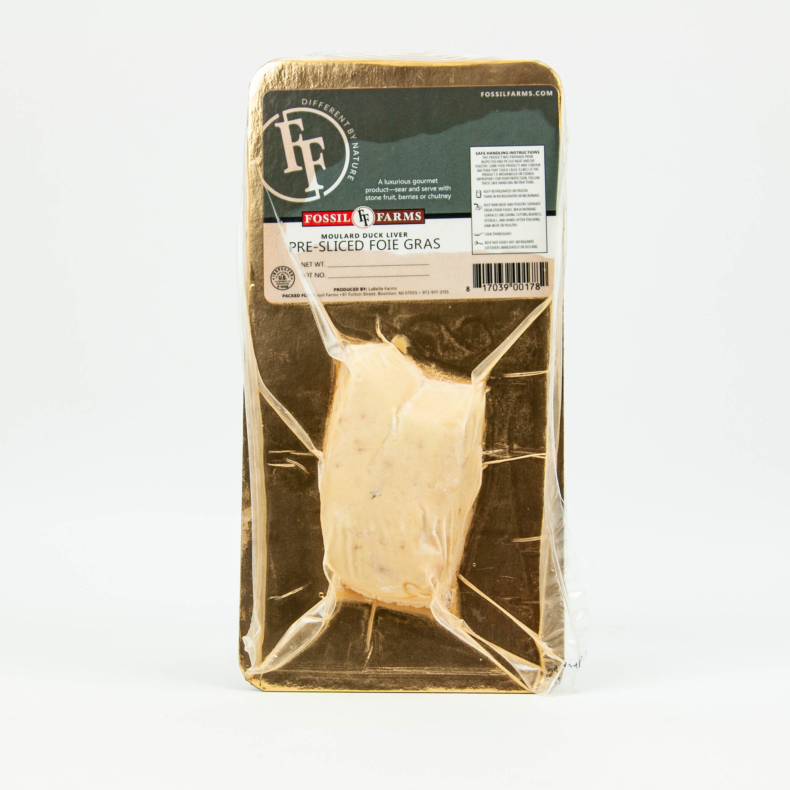 Moulard Duck Pre-Sliced Foie Gras - Fossil Farms