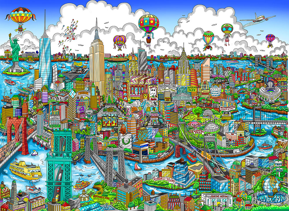 3Dアート：ハイ・アバブ・ニューヨーク｜チャールズ・ファジーノ公式サイト