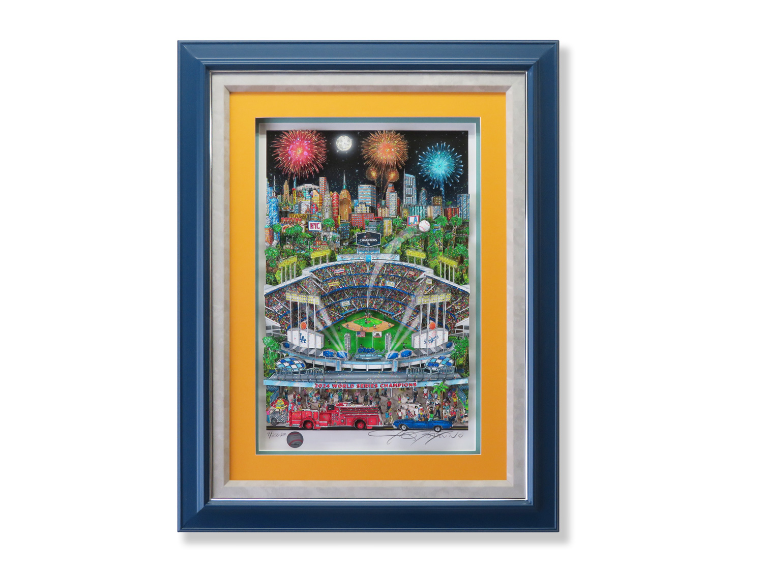 3Dアート：ドジャース・ワールドチャンピオン｜チャールズ・ファジーノ