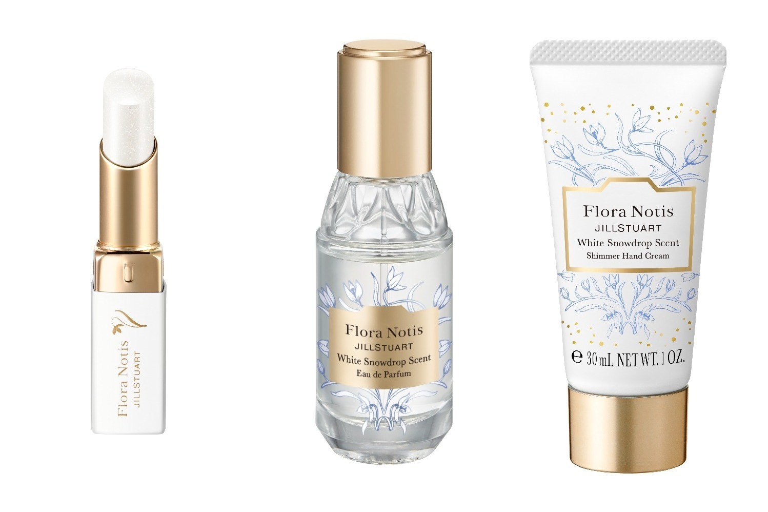 フローラノーティス ジルスチュアート24年クリスマスコスメ、スノー