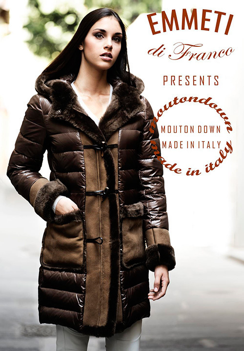 エンメティ、ムートン×ダウンのハイブリッドアウター日本本格上陸