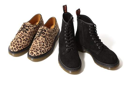 ビームス×ドクターマーチン再び、レオパード柄3ホールシューズ