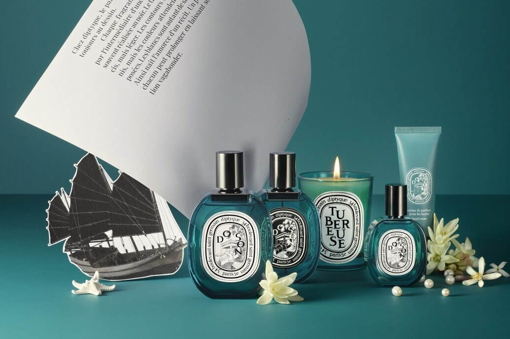 ディプティックのフローラルフレグランス「ド ソン」ブルーの限定