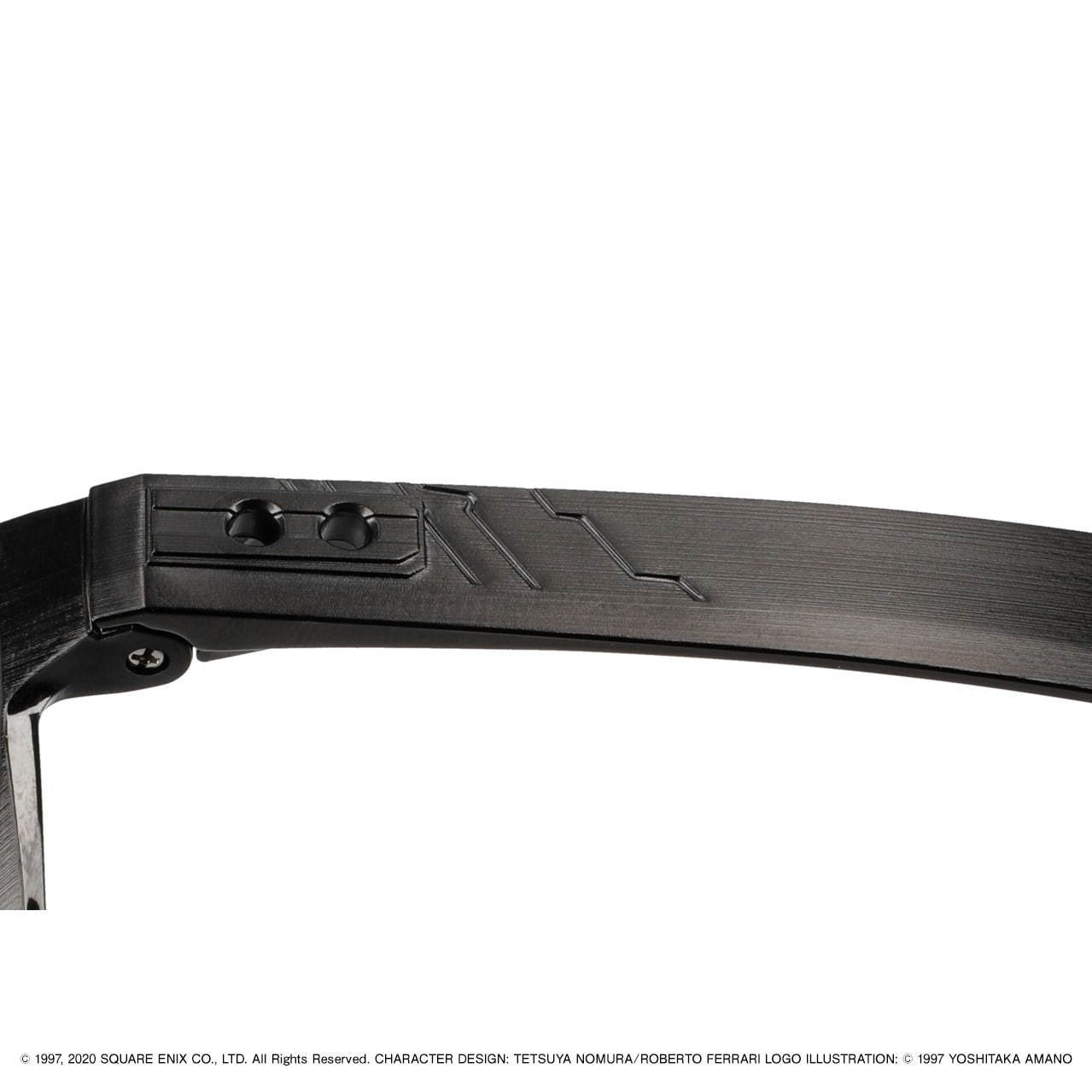 Zoff×FF7リメイクのコラボメガネ、テンプルにバスターソード＆メテオを