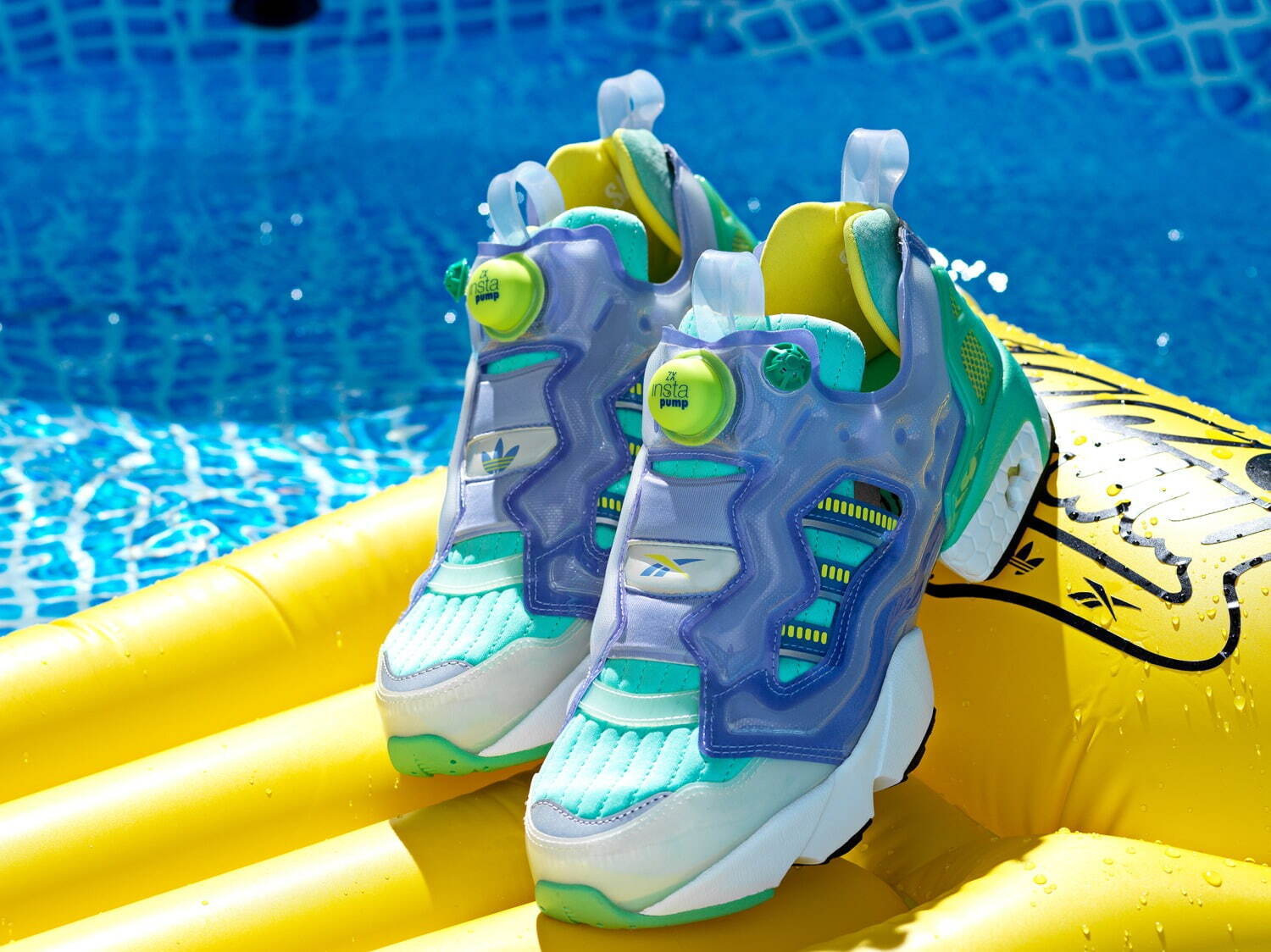 アディダス オリジナルス×リーボック「ZX FURY」シャーベットカラーの