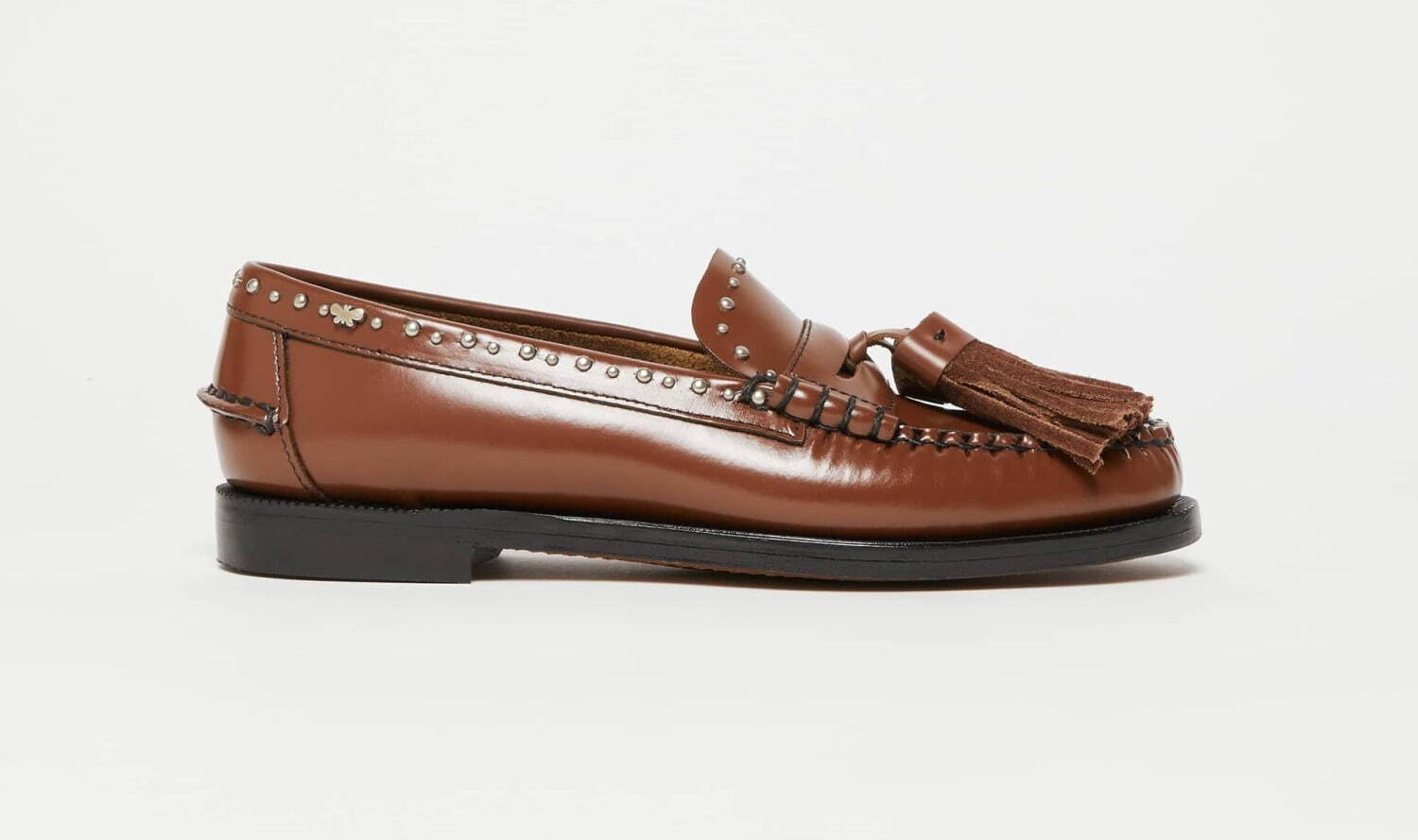 ウィークエンド マックスマーラ×セバゴのタッセル付きローファー、上質