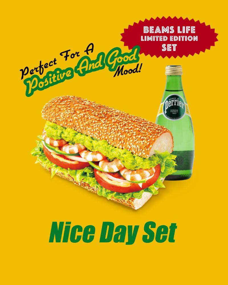 ビームス デザイン「サブウェイ」えびアボカドサンドイッチが