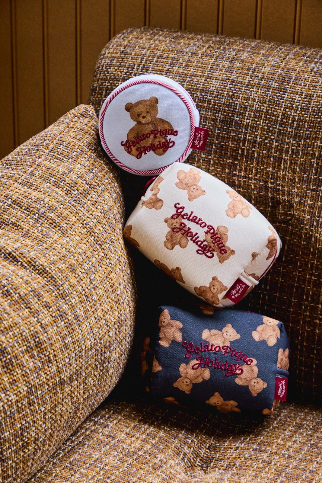 ジェラート ピケ25年クリスマス、“ちょこんと座るベア”のふわふわ