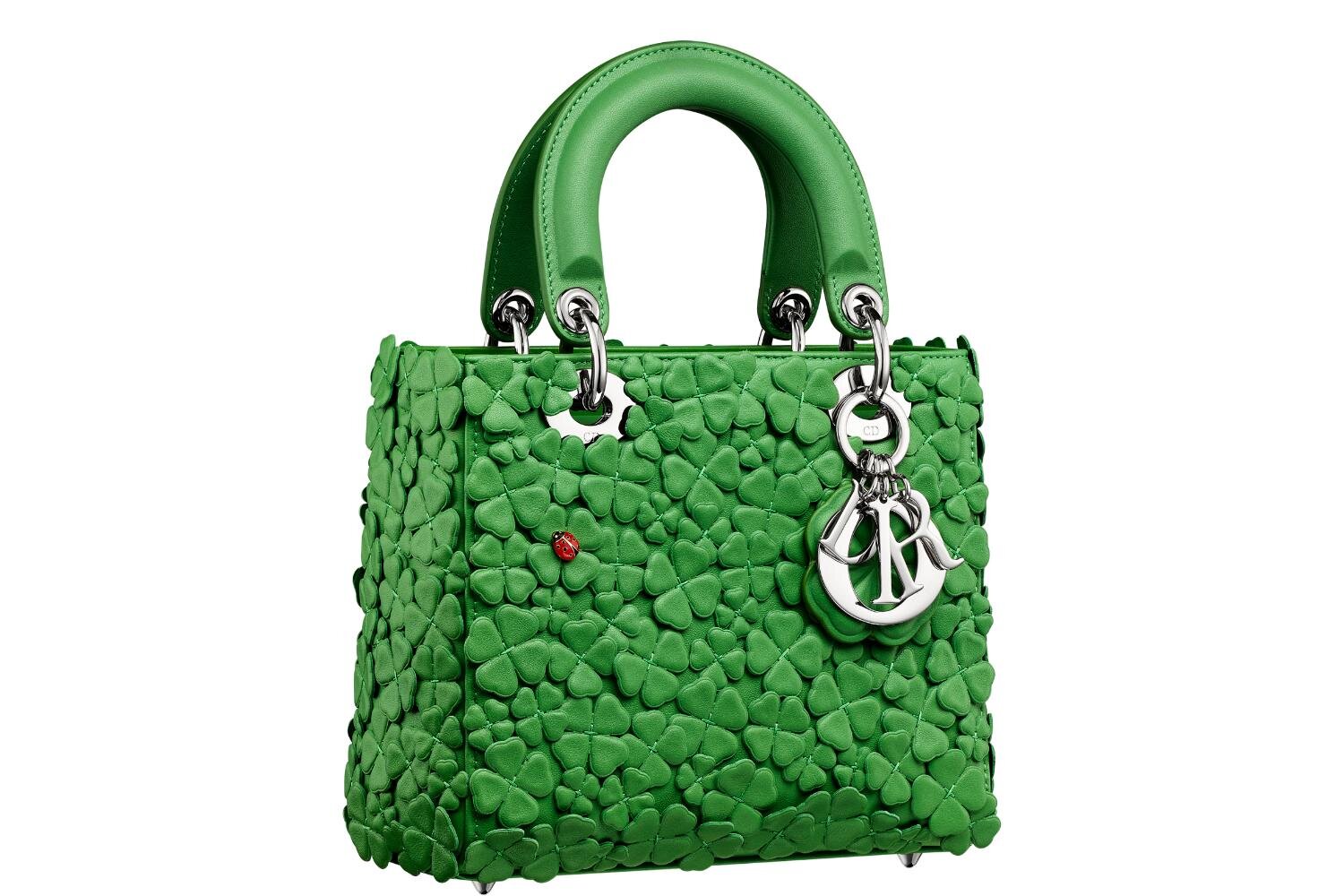 レディ ディオール」“四つ葉のクローバー”散りばめたミニバッグ