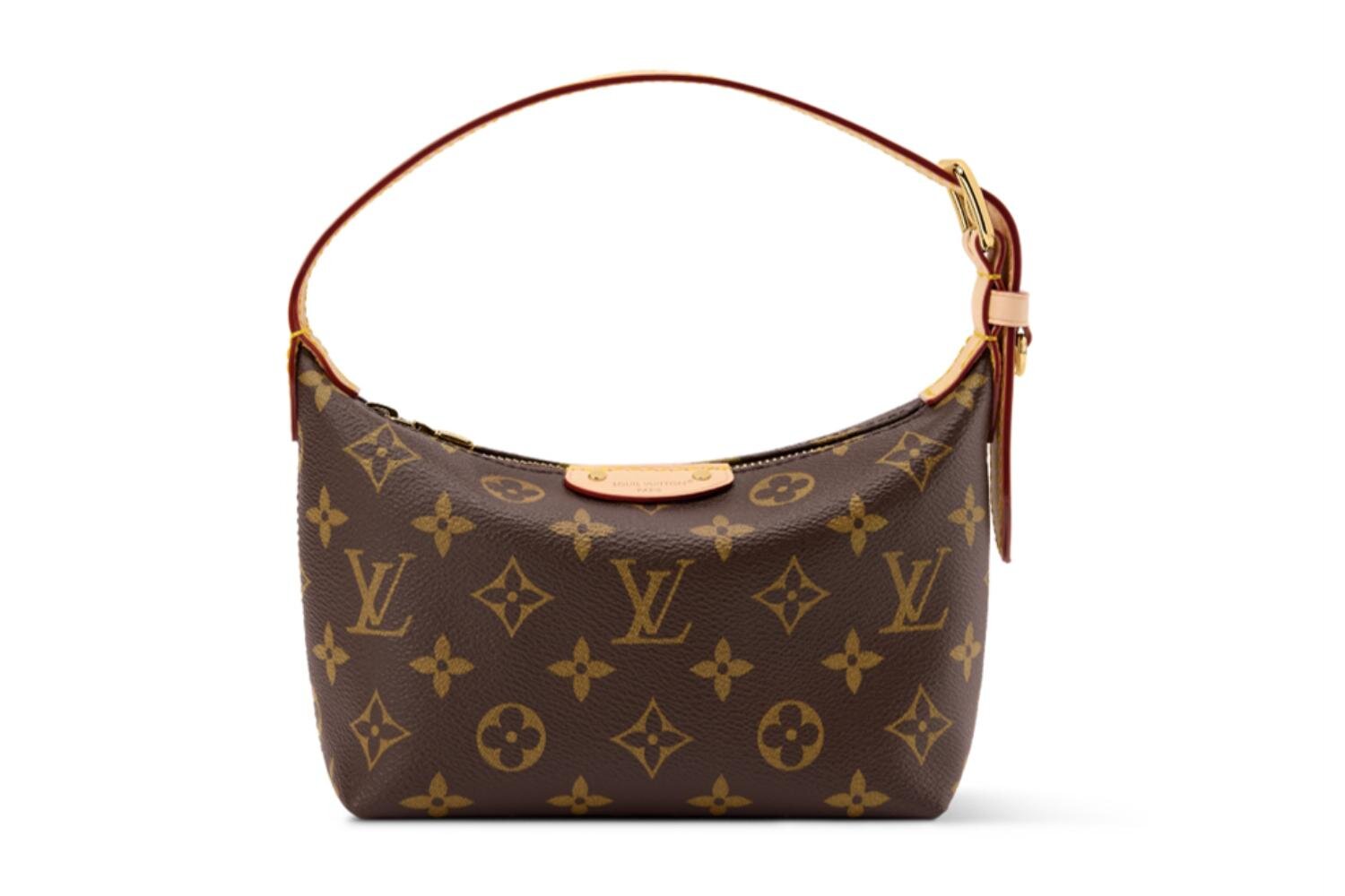 ルイ・ヴィトン”モノグラム・レザー”のバッグ、コンパクトな