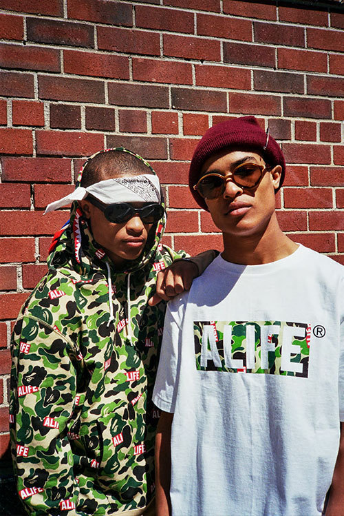 ア ベイシング エイプ、カモ柄×ボックスロゴのコレクション発売 - NY