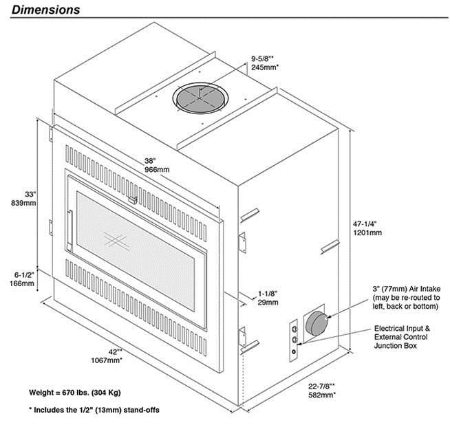 42 Apex NexGen-Hybrid™ | Fireplace Xtrordinair | Made in America