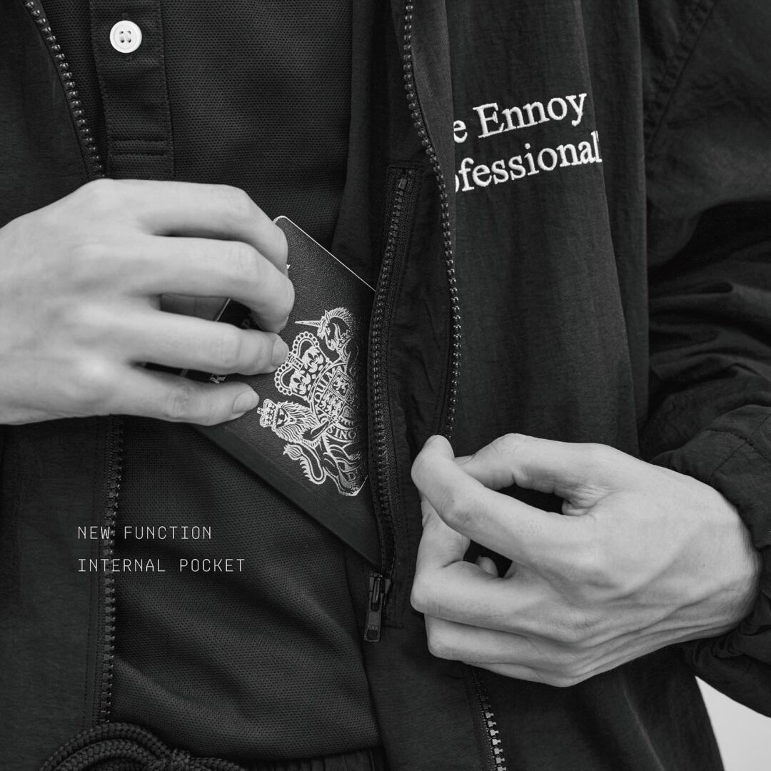 ENNOYとスタイリスト私物 “NYLON TRACK SUIT” が発売予定か (エンノイ
