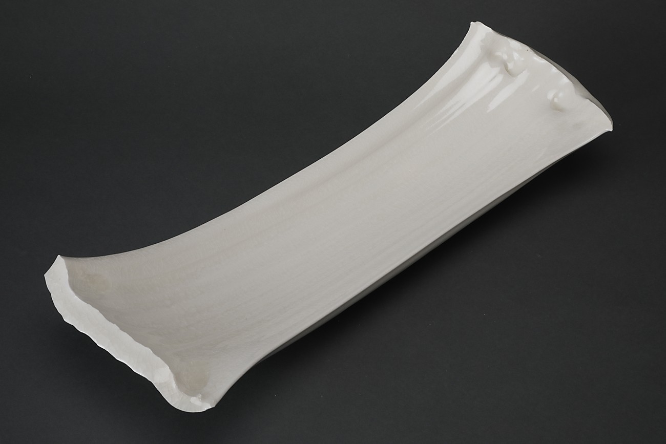 白磁伸べ皿 | 食器 | ギャラリー器館