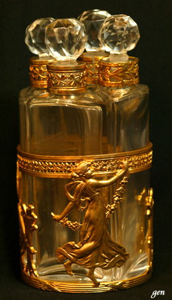アールヌーボー 香水瓶セット アンティーク
