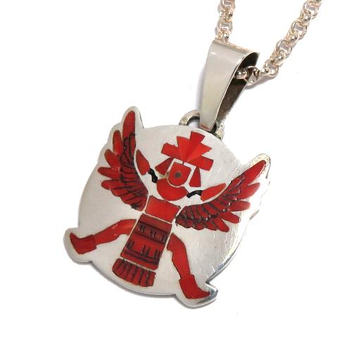 インディアンジュエリー ズニ族のペンダント