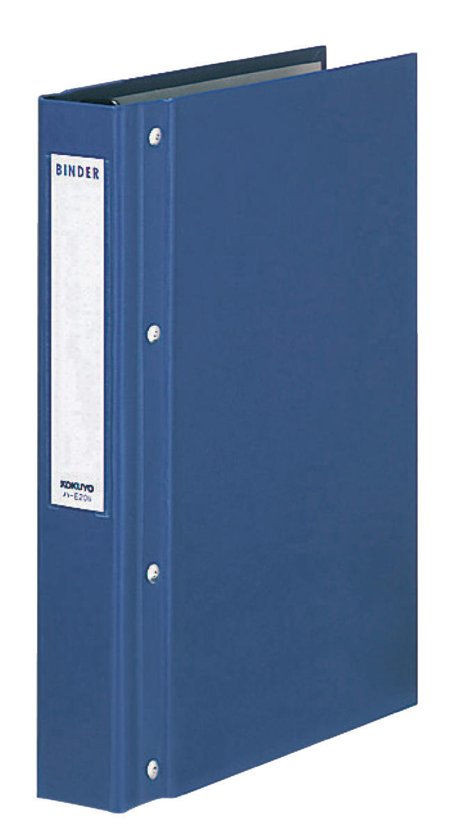 バインダーMP（PP貼り）B5縦26穴200枚収容青｜文具｜コクヨ