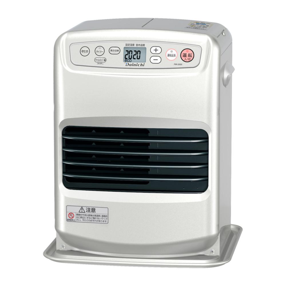 ダイニチ 石油ファンヒーター 木造7畳 ライトシルバー FW－25S6