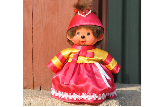 韓国デザイン モンチッチ人形（韓服-ハンボク） 韓国情報広場