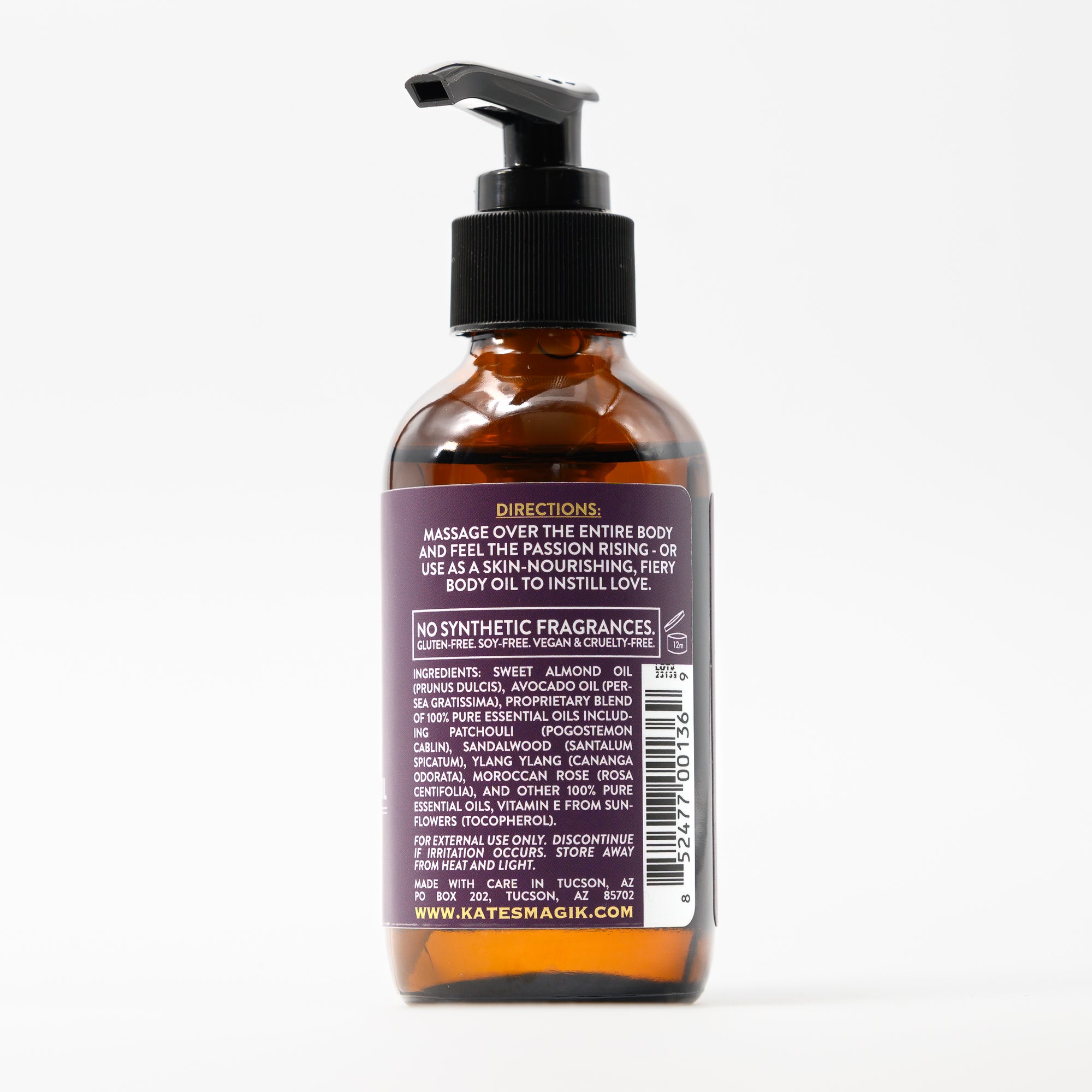 Aphrodisian Fire Massage & Body Oil for Love, Passion & Sensuality