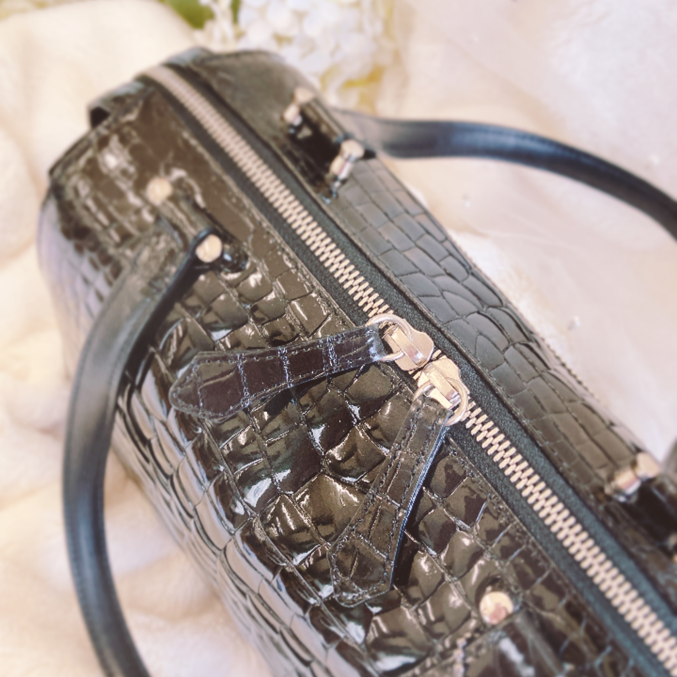 カワノバッグ / 【日本製】 センター取り クロコダイル 本革