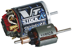 進角調整VTストックモーター23T シルバーブラシ付（トルク型）