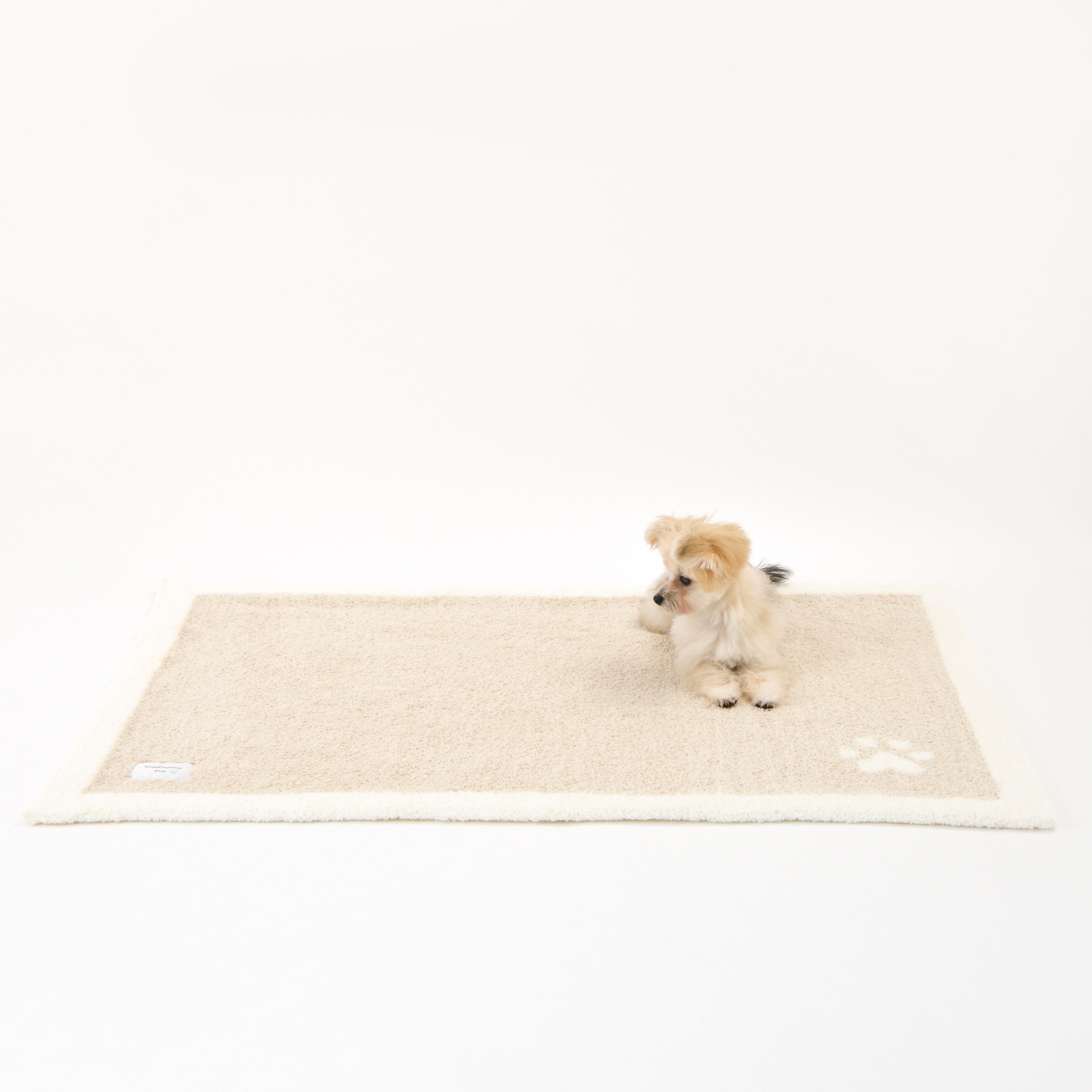 PET BLANKET(70×100cm beige/creme): PETS | kashwere Japan