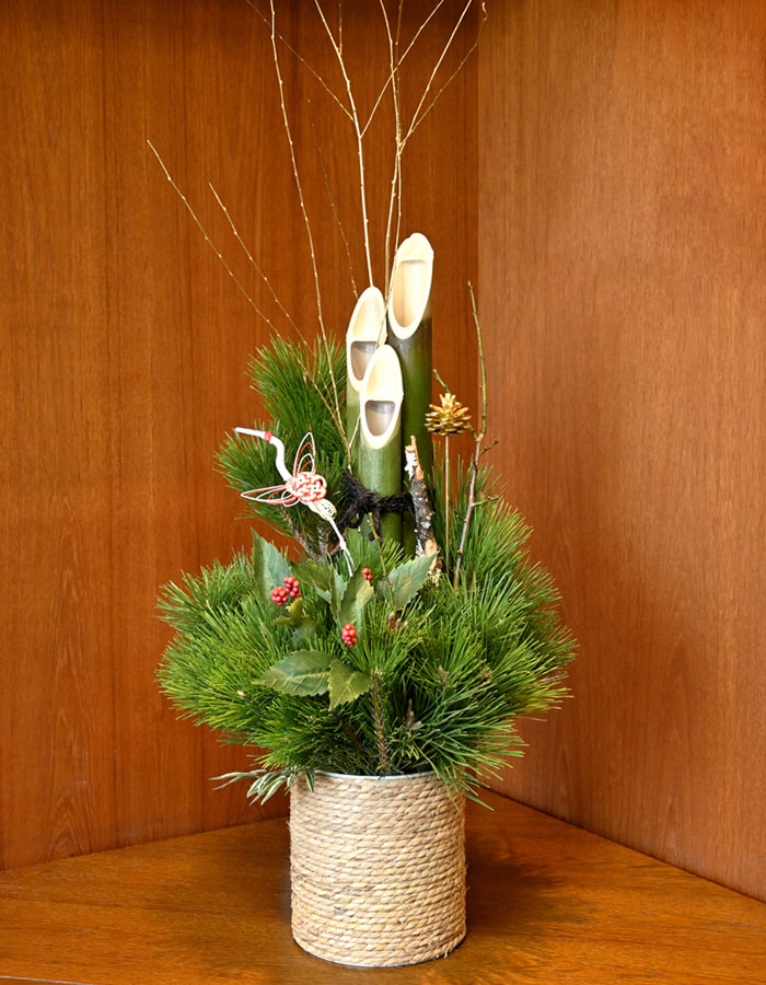 プレミアム門松 「極（きわみ）」【屋外・室内用】（高さ65cm）一対の