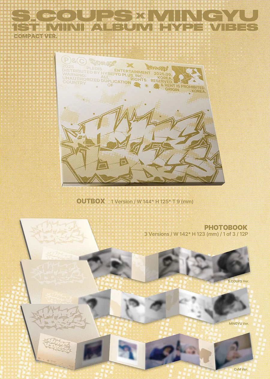 S.COUPS X MINGYU (SEVENTEEN) - HYPE VIBES (COMPACT VER.) – KeaPOP