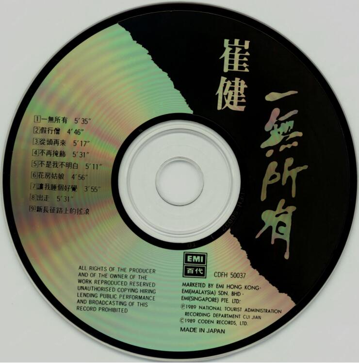 崔健-[新长征路上的摇滚]-[APE+CUE]_华语男歌手_世纪音乐盒