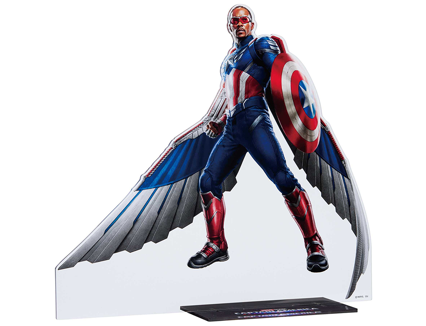 キャプテンアメリカ マーベル バッキー グッズ マグネット スクエア缶