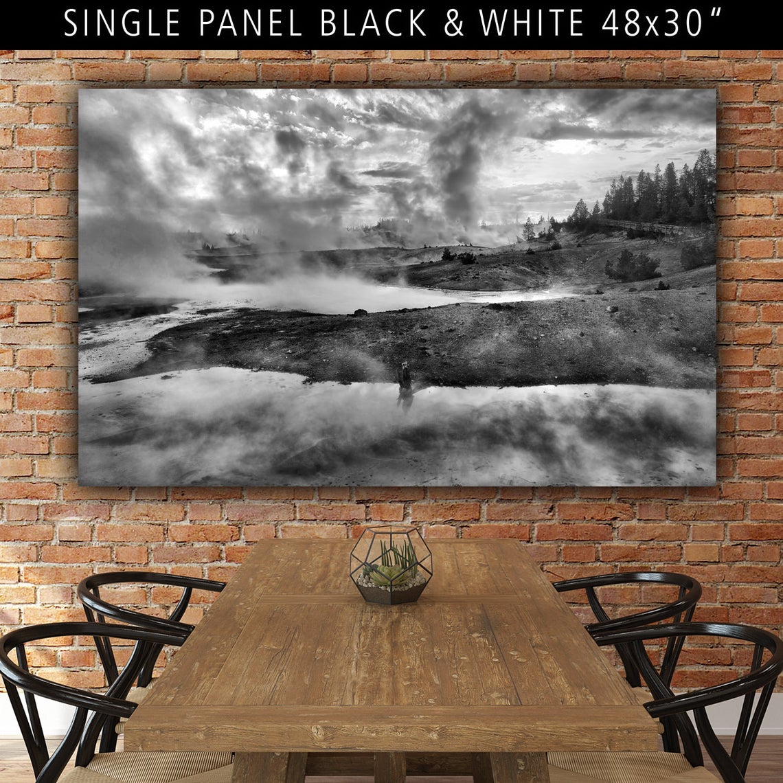 Sunrise at Yellowstone National Park on Canvas – Holy Cow Canvas