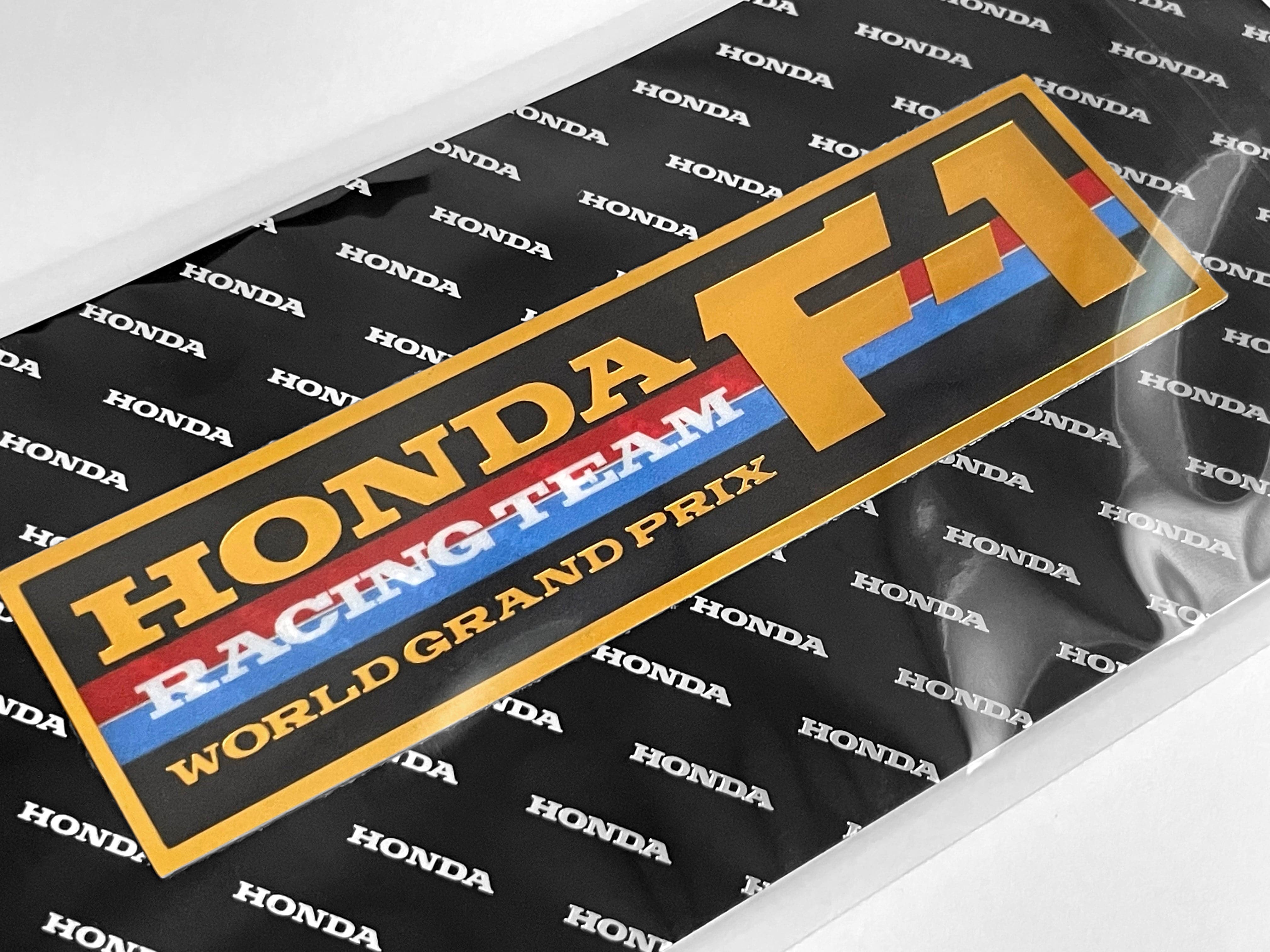 Honda F1 Racing Team Logo Sticker (1983-1988) Gold – Vintage Culture