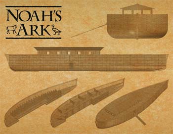 Minicraft Noah's Ark in Cubit Scale