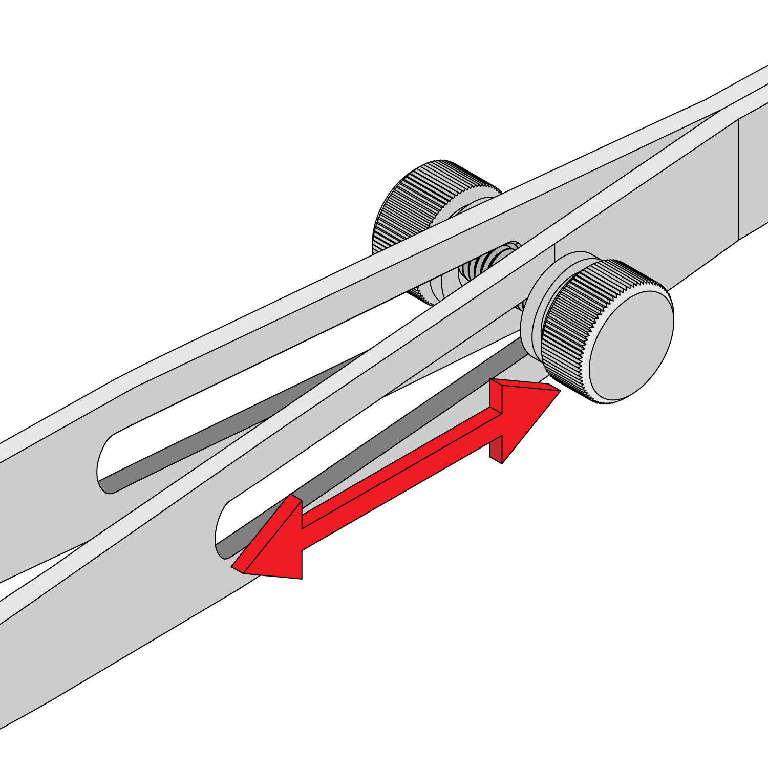 DCロックピンセット 先端平（1本入） | ハイキューパーツ直営