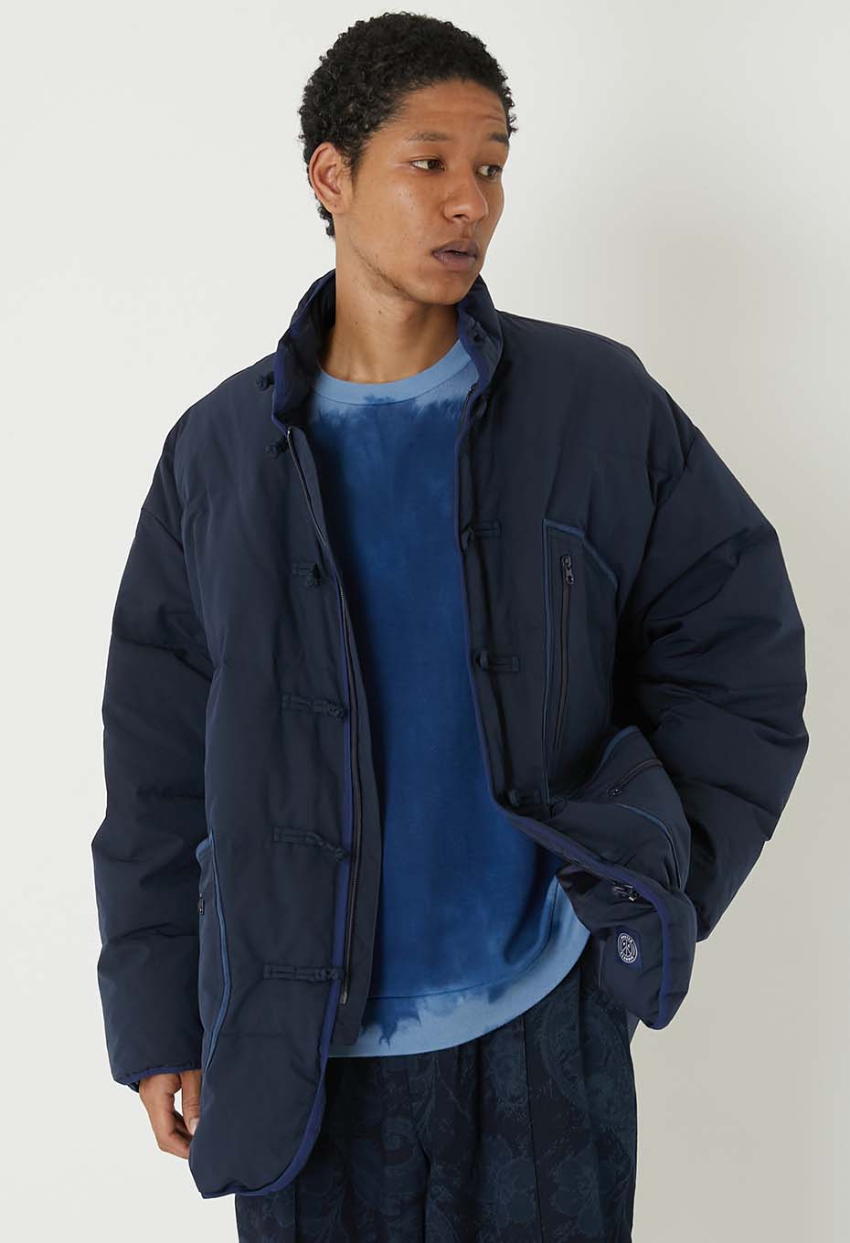 PORTER CLASSIC /WEATHER チャイニーズダウンジャケット | PORTER