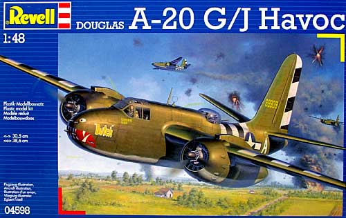 1/48 飛行機モデル ダグラス A-20 G/J ハボック Revell (レベル)