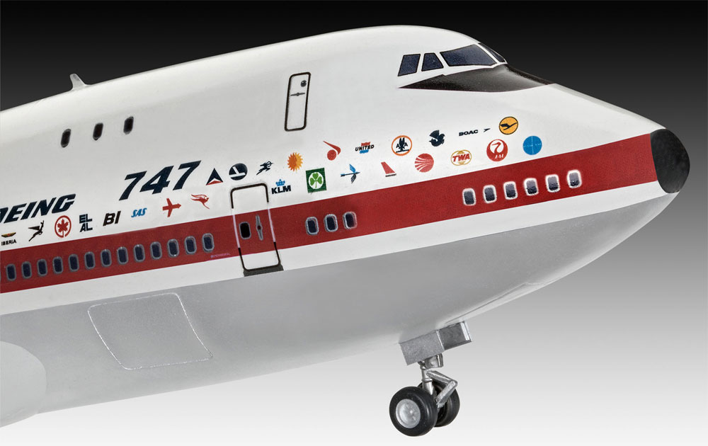 レベル ボーイング 747-100 50thアニバーサリー 1/144 旅客機 05686