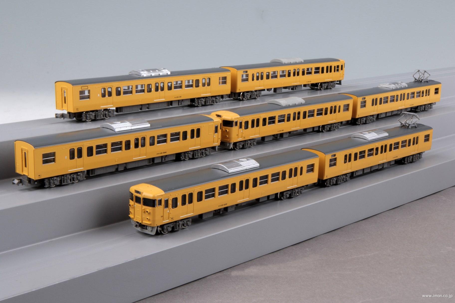 115系1000番台（30N車・D－19＋A－14編成・黄色）7両