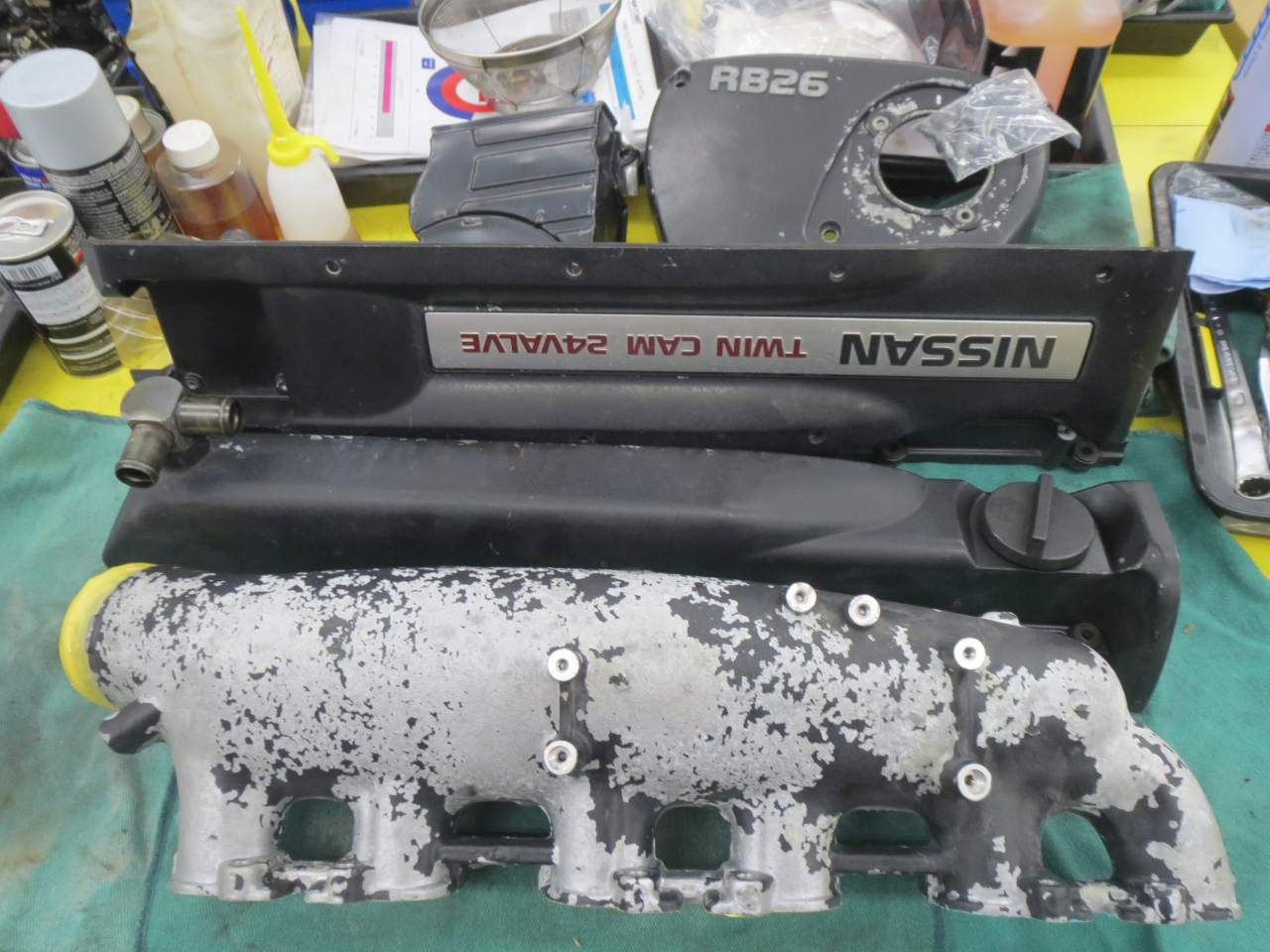 RB26タペットカバー塗装 | のだっち部長の部屋 | 株式会社イングス