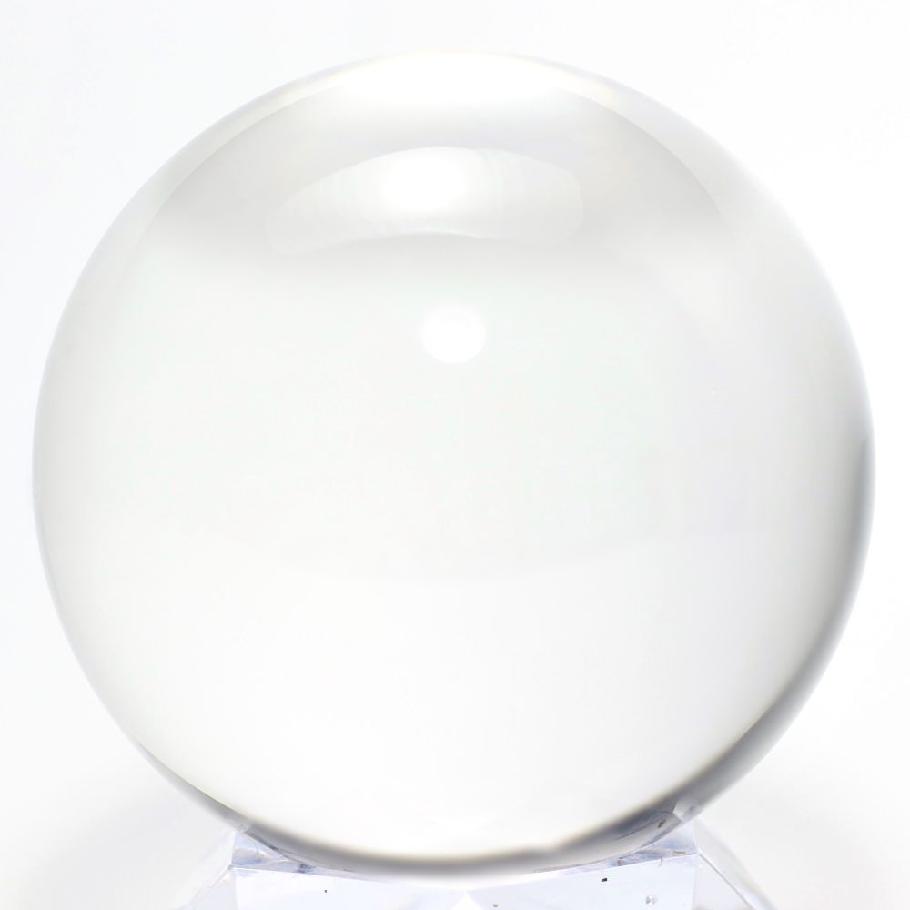 品質ランク]ブラジル産天然無垢本水晶玉/7cmUP丸玉/天然本物透明