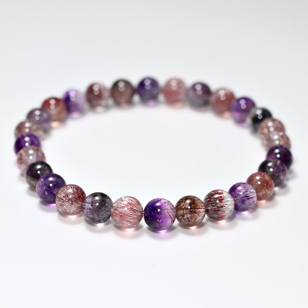 高品質++]ミックススーパーセブンブレスレット（約6.5mm玉） - 埼玉県