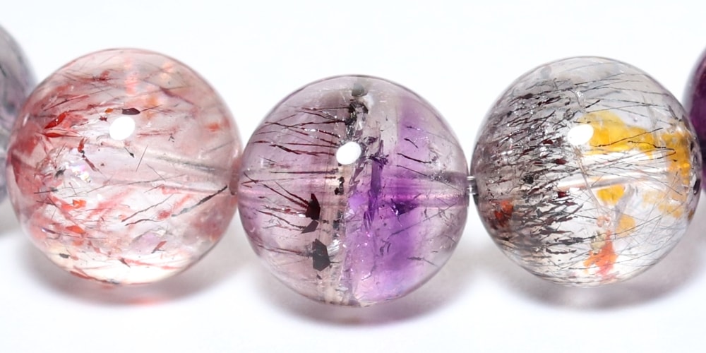 特別価格/高品質]ミックススーパーセブンブレスレット（約11.5mm玉