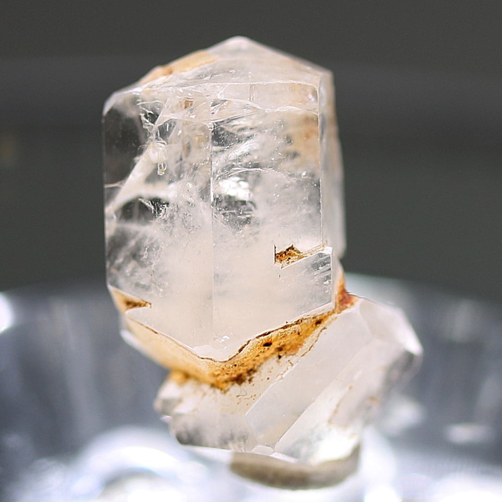 希少・ミャンマー産]天然フェナカイト結晶原石/宝石質（1.43g/簡易鑑別